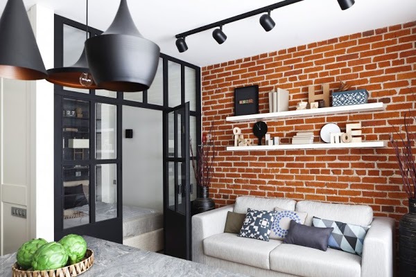 Кирпичная стена в интерьере квартиры: идеи для создания стильного и уютного пространства