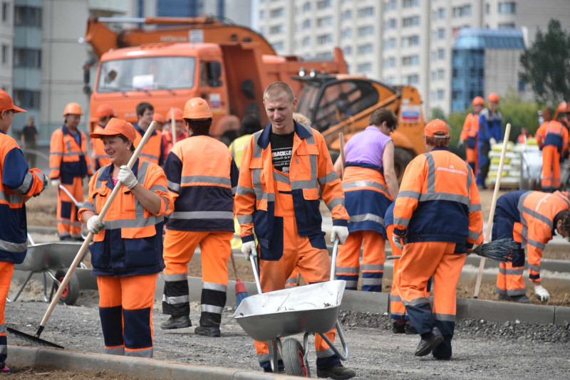 В центре Москвы началось благоустройство площади Академика Доллежаля. благоустройство, площадь Академика Доллежаля, Москва