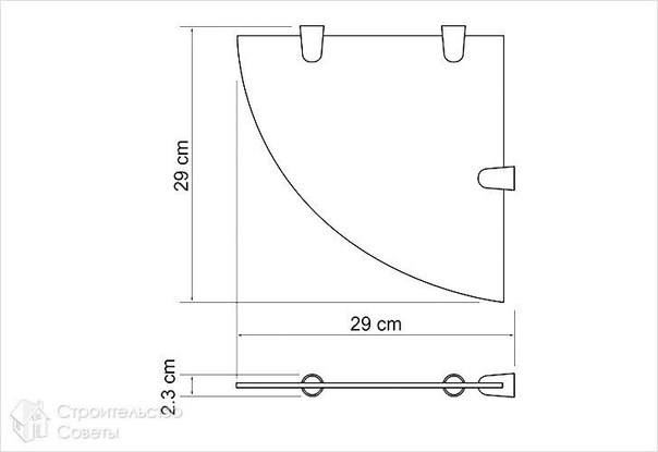 Как сделать угловую полку. Как сделать угловую полку 7