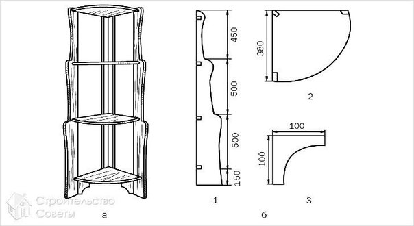 Как сделать угловую полку. Как сделать угловую полку 8