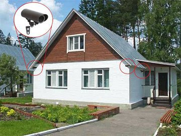 Что представляет собой система видеонаблюдения для загородного дома?